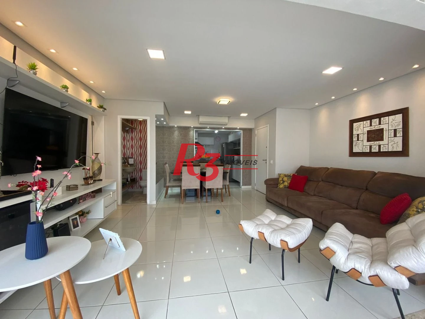 Apartamento com 3 dormitórios à venda, 100 m² por R$ 1.340.000,00 - José Menino - Santos/SP