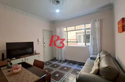 Apartamento com 2 dormitórios à venda, 67 m² por R$ 380.000,00 - Embaré - Santos/SP