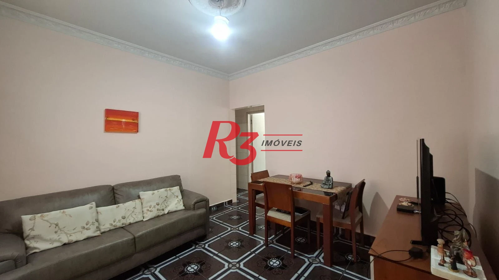 Apartamento com 2 dormitórios à venda, 67 m² por R$ 380.000,00 - Embaré - Santos/SP