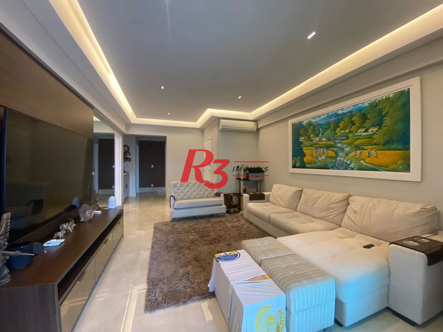 Apartamento com 2 dormitórios para alugar, 128 m² por R$ 14.000,01/mês - Aparecida - Santos/SP