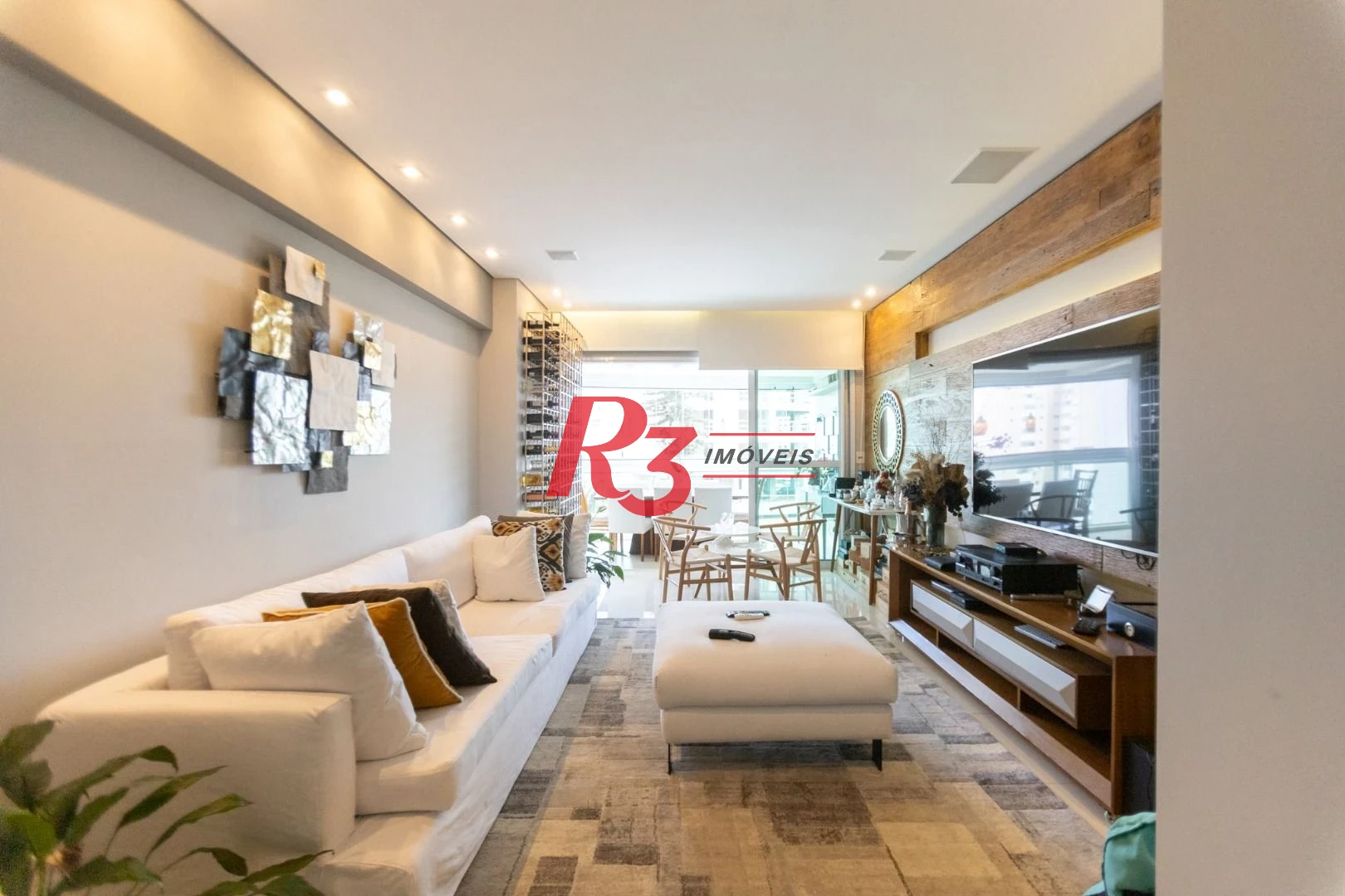 Apartamento com 2 dormitórios à venda, 134 m² por R$ 2.200.000,00 - Ponta da Praia - Santos/SP
