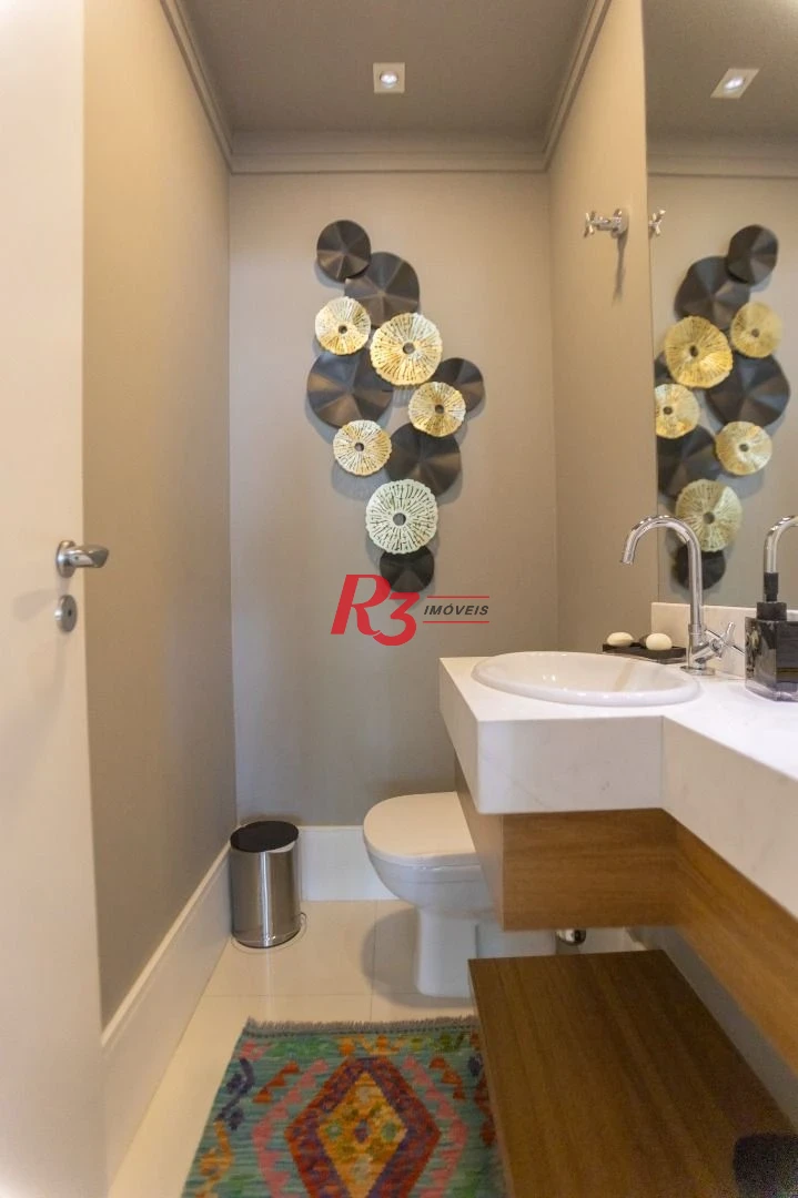 Apartamento com 2 dormitórios à venda, 134 m² por R$ 2.200.000,00 - Ponta da Praia - Santos/SP