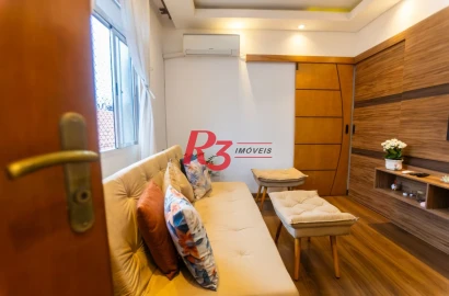 Apartamento à venda, 69 m² por R$ 380.000,00 - Campo Grande - Santos/SP