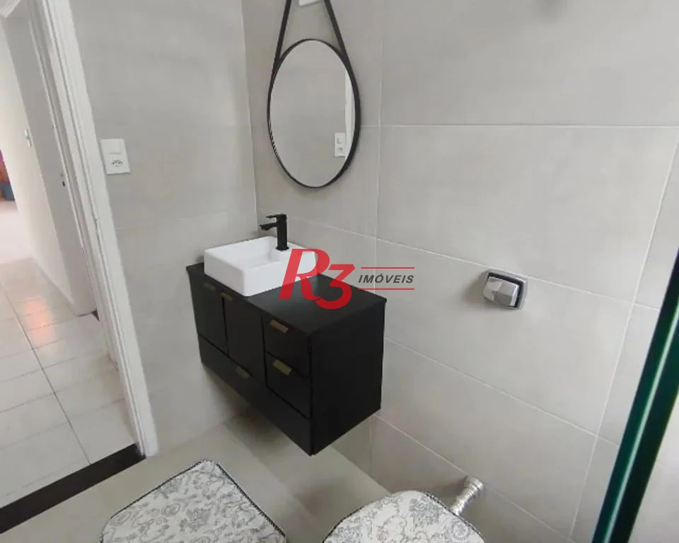 Apartamento com 2 dormitórios, 74 m² - venda por R$ 380.000,00 ou aluguel por R$ 3.650,00/mês - Marapé - Santos/SP