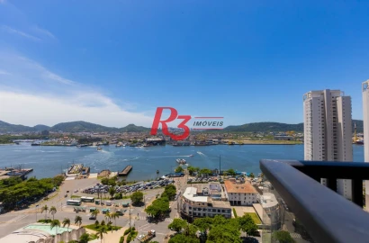 Apartamento com 2 dormitórios à venda, 65 m² por R$ 1.200.000,00 - Ponta da Praia - Santos/SP