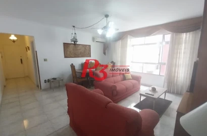 Apartamento com 3 dormitórios à venda, 134 m² por R$ 690.000,00 - Pompéia - Santos/SP