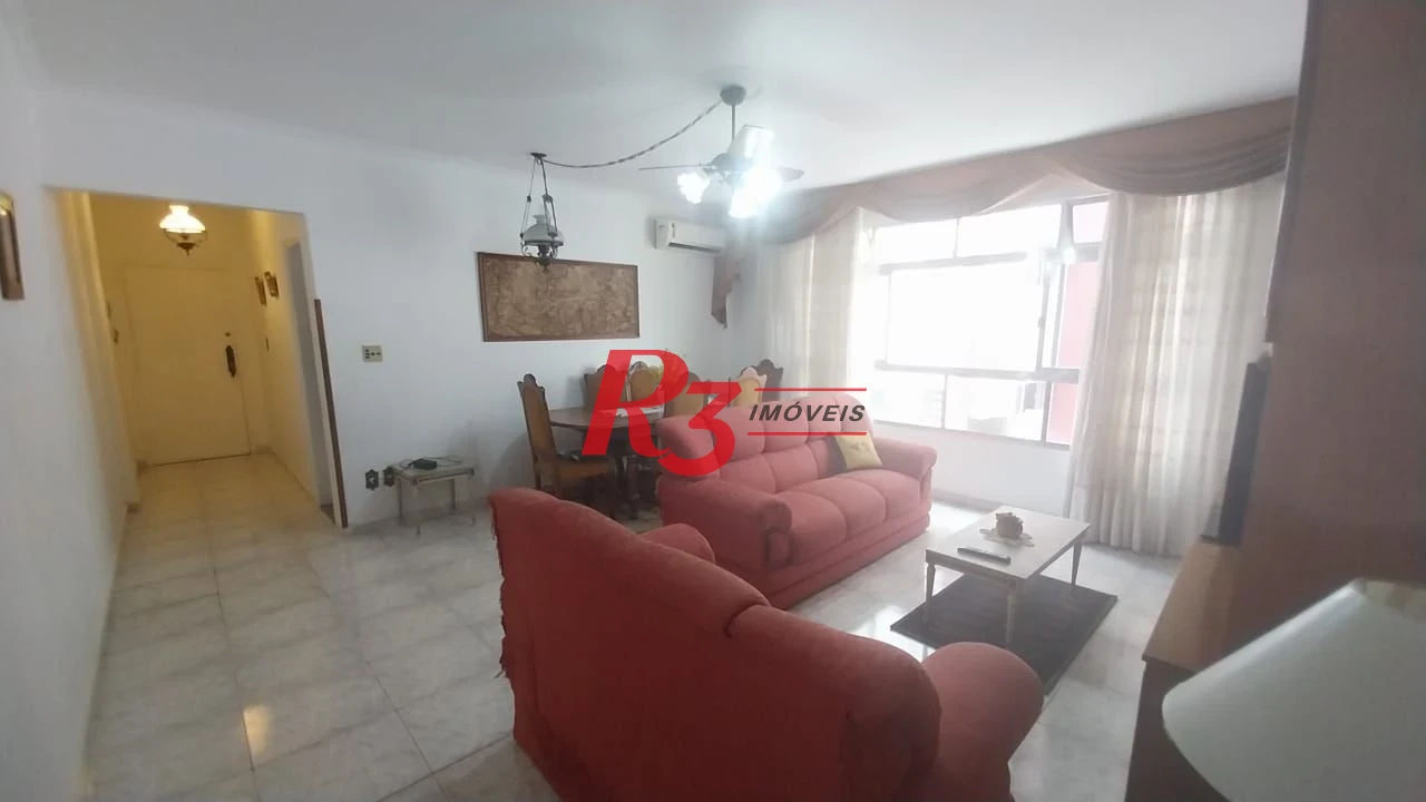 Apartamento com 3 dormitórios à venda, 134 m² por R$ 690.000,00 - Pompéia - Santos/SP