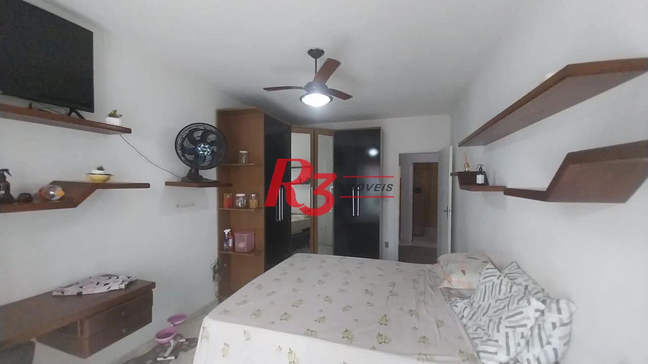 Apartamento com 3 dormitórios à venda, 134 m² por R$ 690.000,00 - Pompéia - Santos/SP
