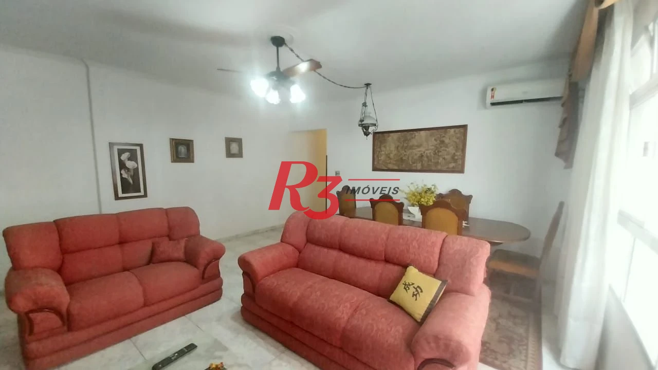 Apartamento com 3 dormitórios à venda, 134 m² por R$ 690.000,00 - Pompéia - Santos/SP