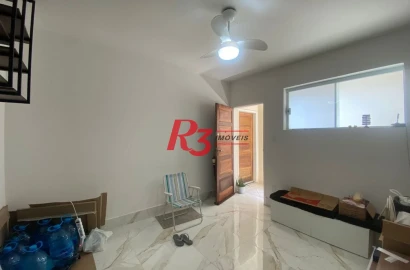 Apartamento com 2 dormitórios à venda, 59 m² por R$ 648.000,00 - Gonzaga - Santos/SP