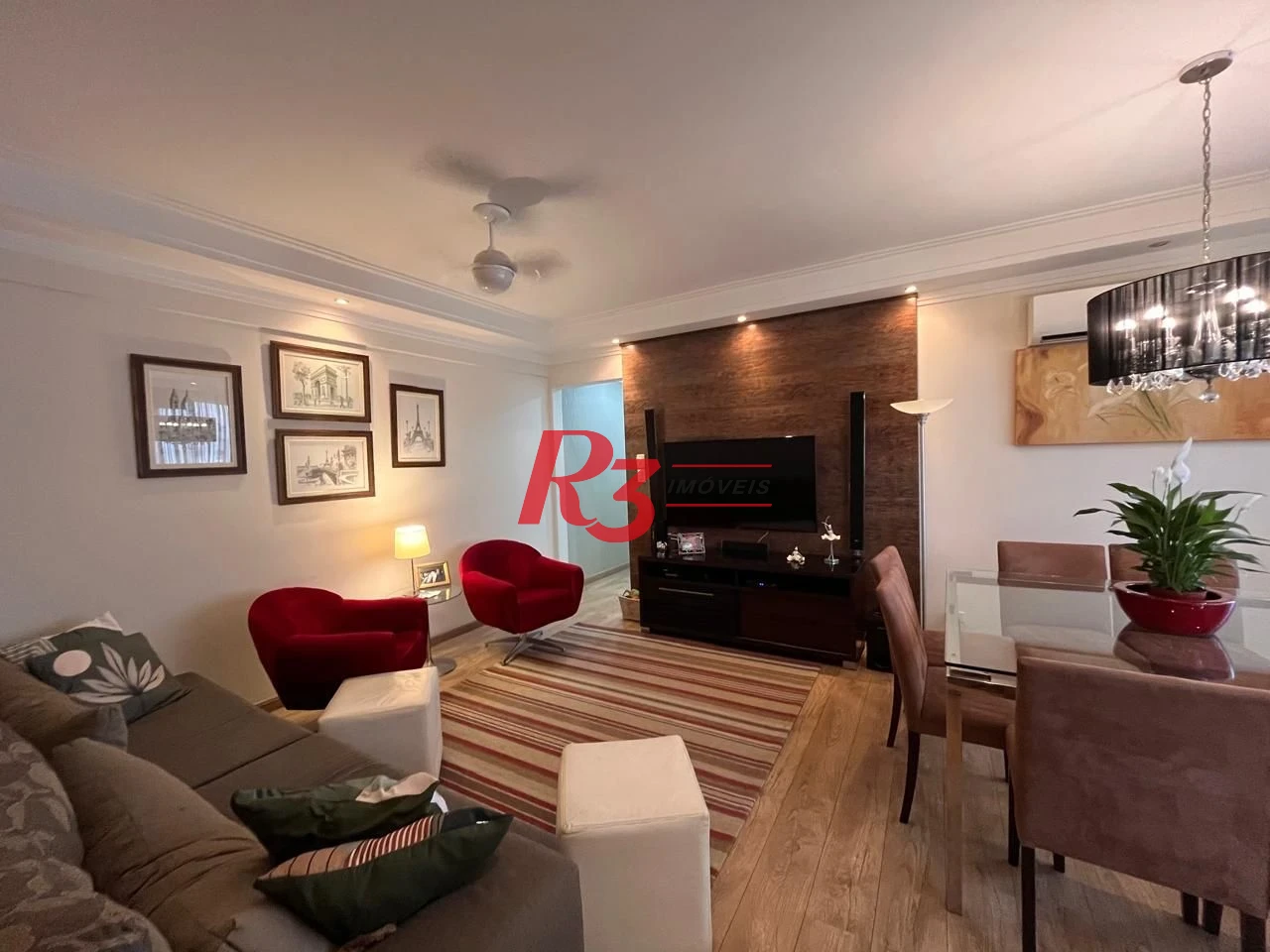 Apartamento com 2 dormitórios à venda, 88 m² por R$ 580.000,00 - Boqueirão - Santos/SP