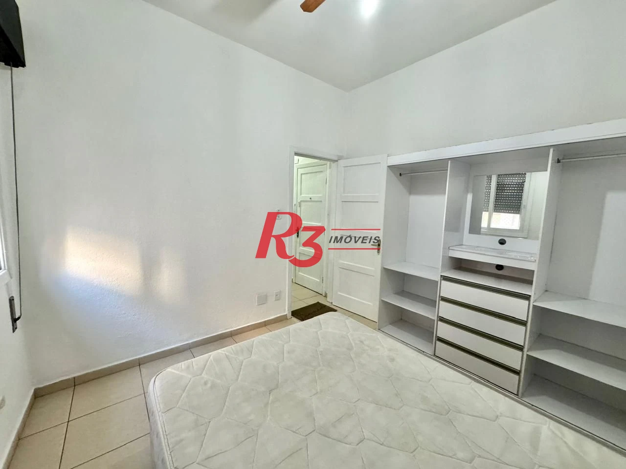 Apartamento com 1 dormitório para alugar, 55 m² por R$ 3.000,00/mês - Boqueirão - Santos/SP
