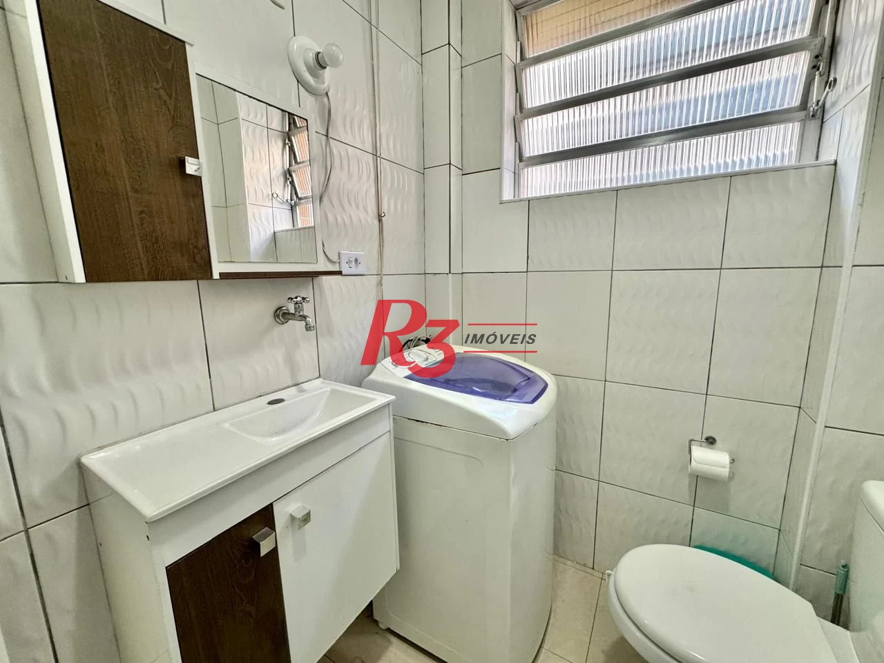 Apartamento com 1 dormitório para alugar, 55 m² por R$ 3.000,00/mês - Boqueirão - Santos/SP