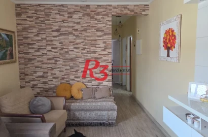 Apartamento com 2 dormitórios à venda, 115 m² por R$ 510.000,00 - Marapé - Santos/SP