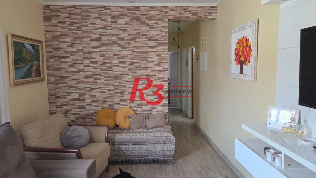 Apartamento com 2 dormitórios à venda, 115 m² por R$ 510.000,00 - Marapé - Santos/SP