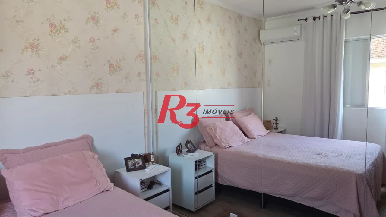 Apartamento com 2 dormitórios à venda, 115 m² por R$ 510.000,00 - Marapé - Santos/SP