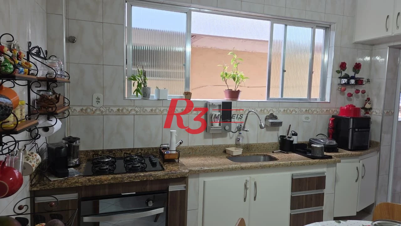 Apartamento com 2 dormitórios à venda, 115 m² por R$ 510.000,00 - Marapé - Santos/SP