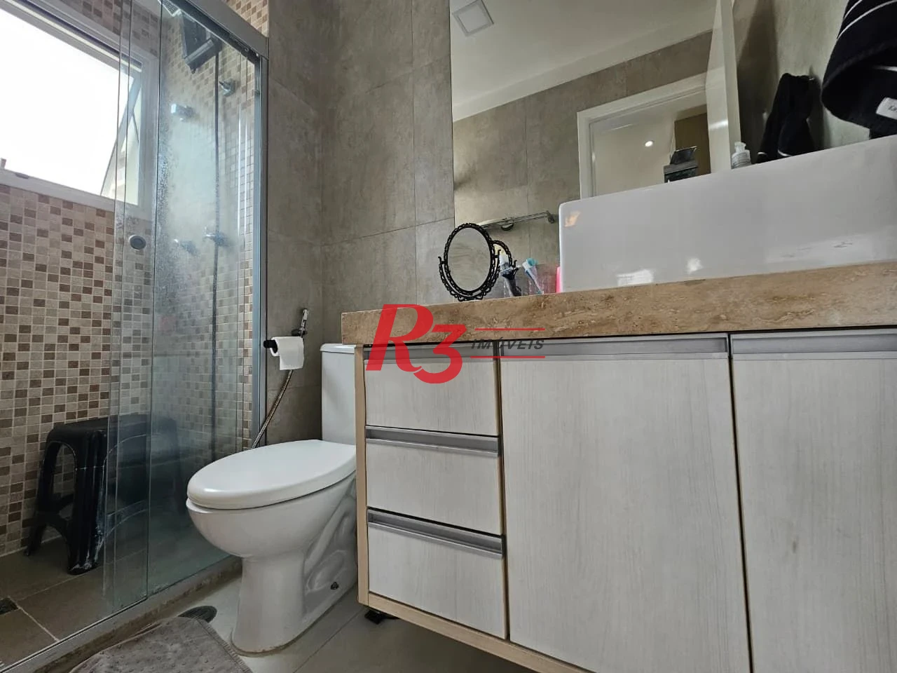 Apartamento com 3 dormitórios à venda, 84 m² por R$ 770.000,00 - Marapé - Santos/SP