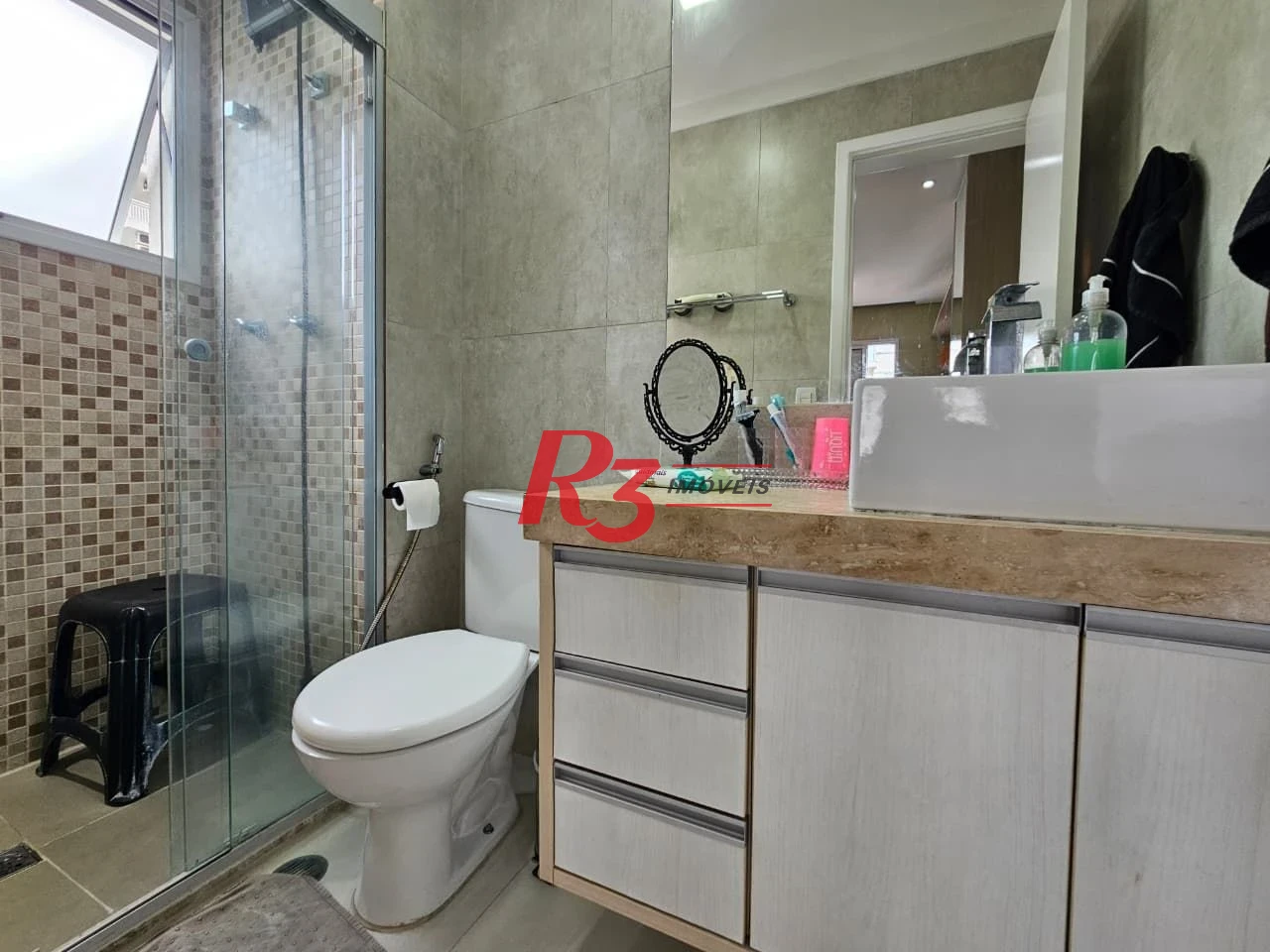 Apartamento com 3 dormitórios à venda, 84 m² por R$ 770.000,00 - Marapé - Santos/SP
