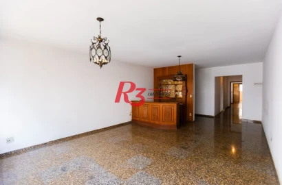 Apartamento com 3 dormitórios à venda, 188 m² por R$ 1.600.000,00 - Gonzaga - Santos/SP
