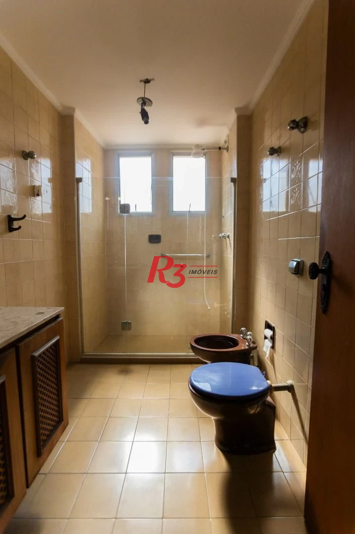 Apartamento com 3 dormitórios à venda, 188 m² por R$ 1.600.000,00 - Gonzaga - Santos/SP