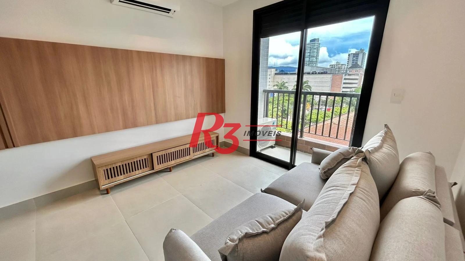 Apartamento com 1 dormitório para alugar, 47 m² por R$ 6.500,00/mês - Embaré - Santos/SP