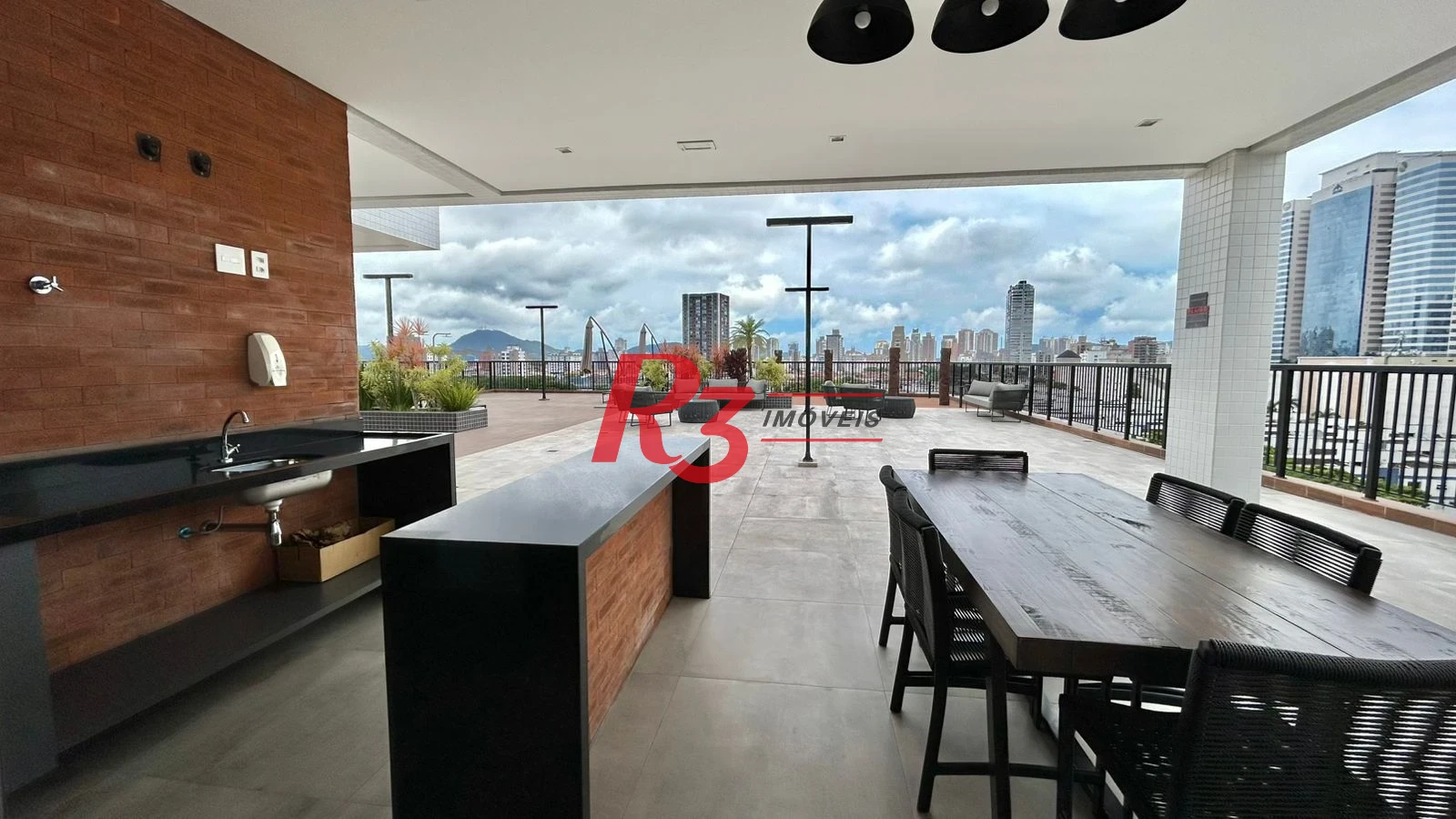 Apartamento com 1 dormitório para alugar, 47 m² por R$ 6.500,00/mês - Embaré - Santos/SP