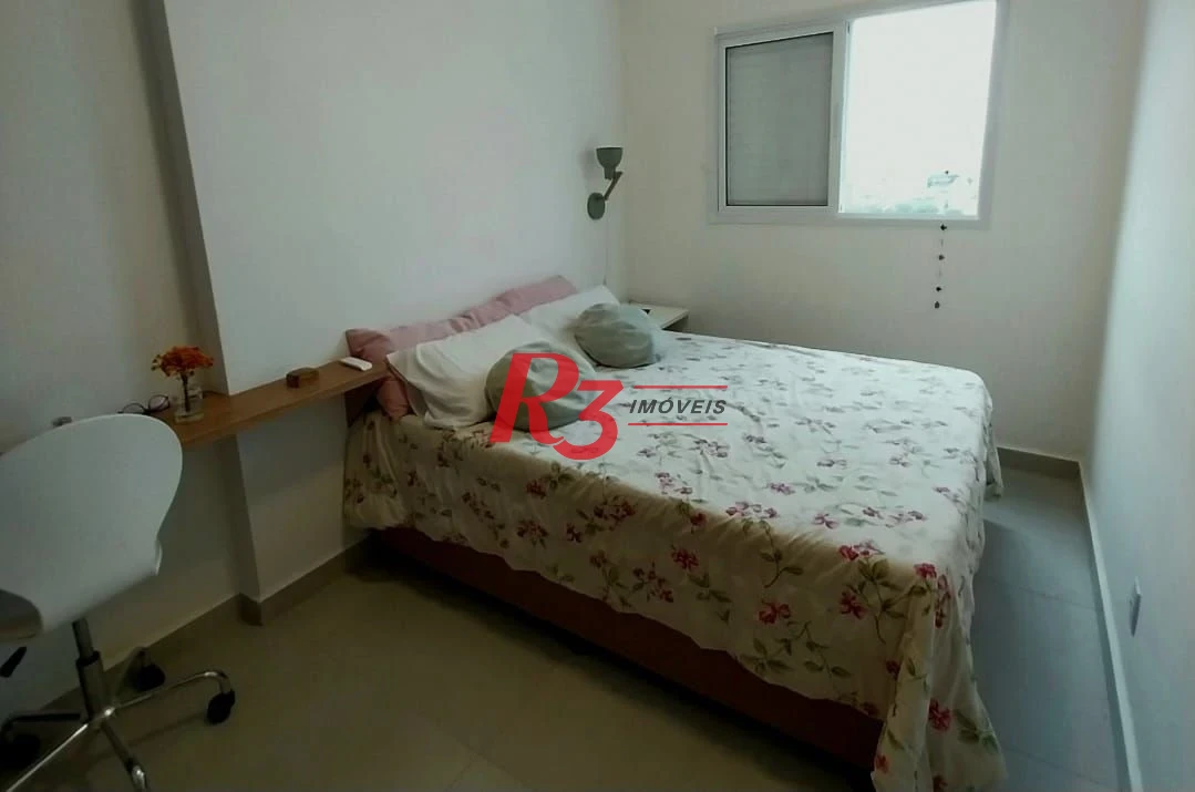 Apartamento com 2 dormitórios, 55 m² - venda por R$ 640.000,00 ou aluguel por R$ 4.900,00/mês - Marapé - Santos/SP