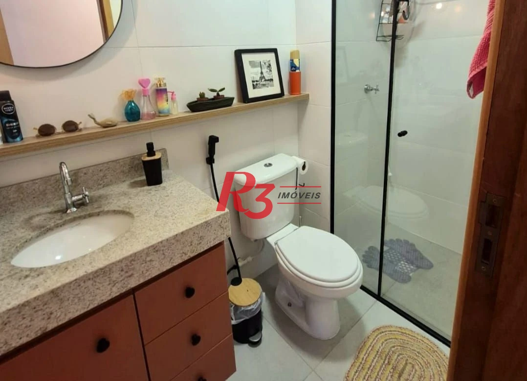 Apartamento com 2 dormitórios, 55 m² - venda por R$ 640.000,00 ou aluguel por R$ 4.900,00/mês - Marapé - Santos/SP
