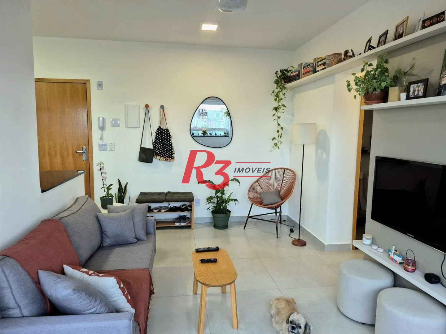 Apartamento com 2 dormitórios, 55 m² - venda por R$ 640.000,00 ou aluguel por R$ 4.900,00/mês - Marapé - Santos/SP