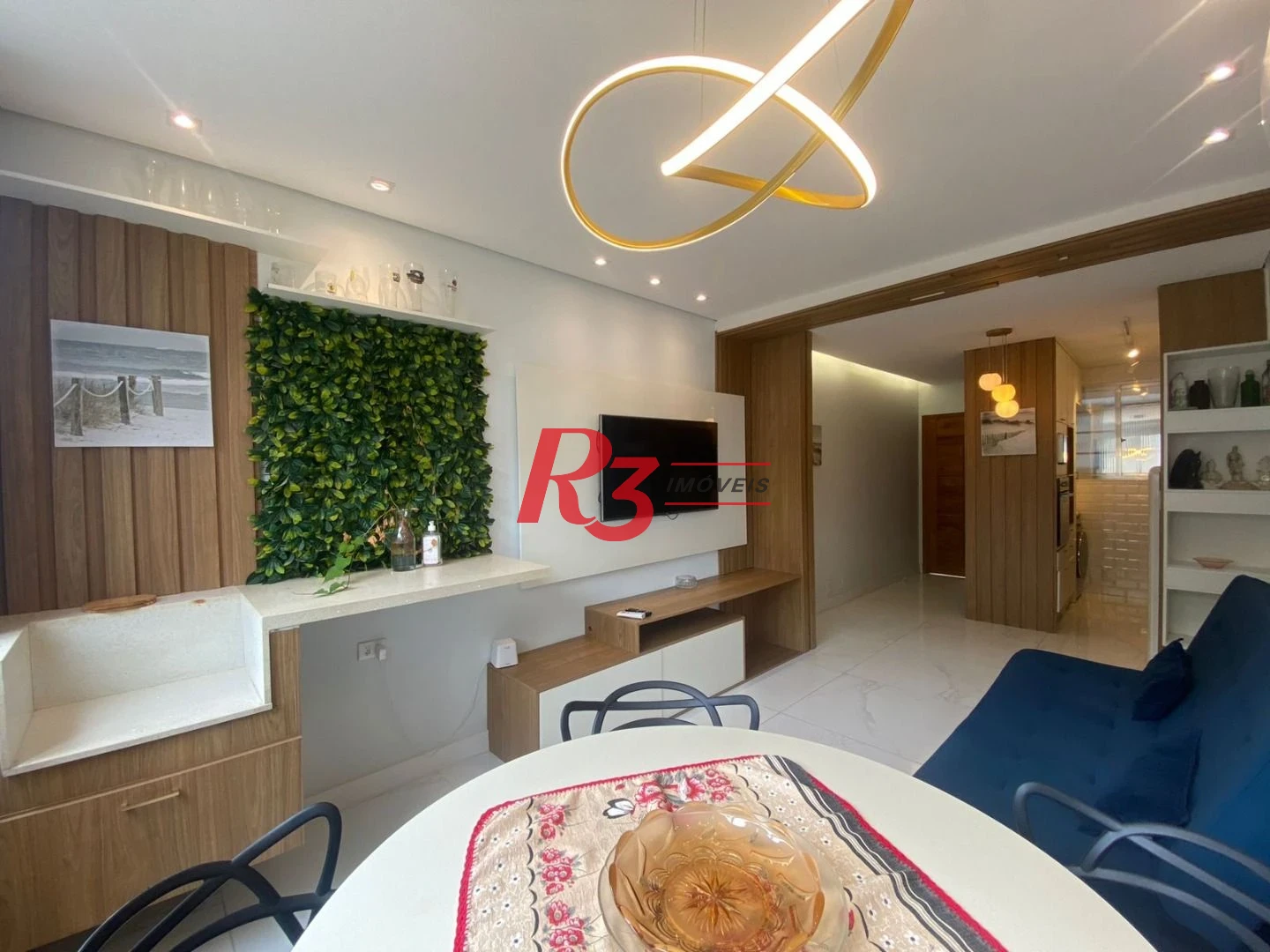 Apartamento com 2 dormitórios para alugar, 71 m² por R$ 5.500,01/mês - Pompéia - Santos/SP