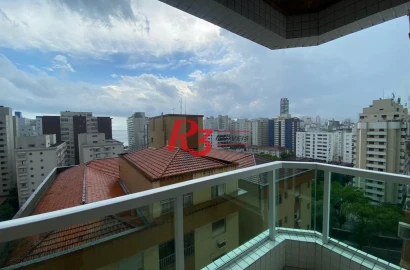 Apartamento com 3 dormitórios à venda, 132 m² por R$ 1.599.900,00 - Embaré - Santos/SP