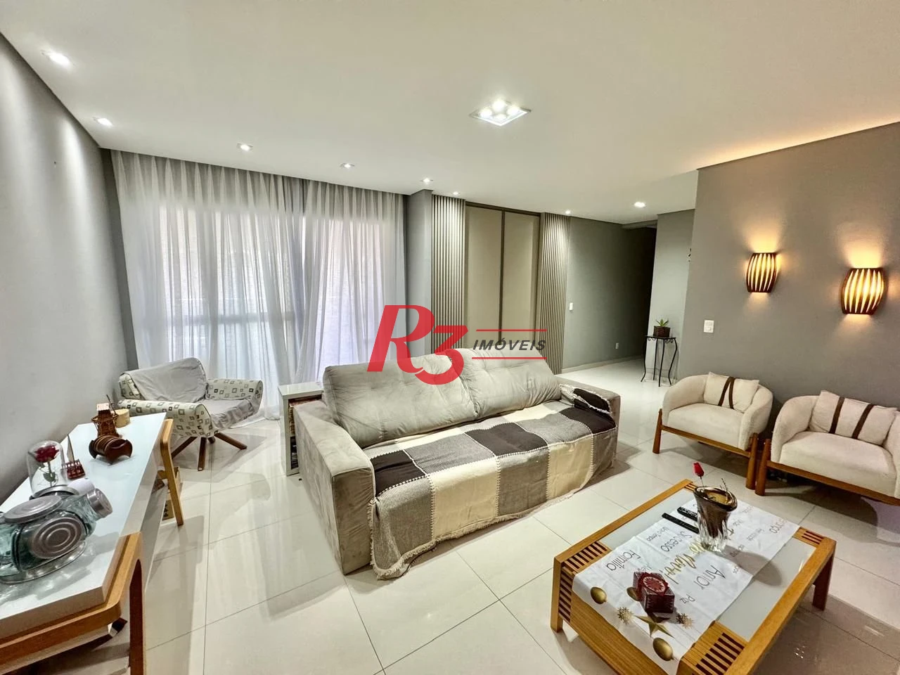 Apartamento com 4 dormitórios à venda, 167 m² por R$ 2.450.000,00 - Boqueirão - Santos/SP