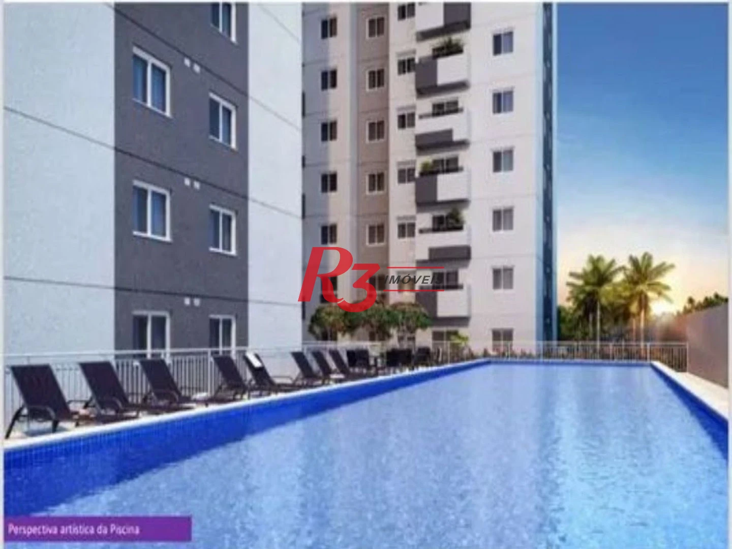 Apartamento à venda, 42 m² por R$ 375.000,00 - Jabaquara - Santos/SP