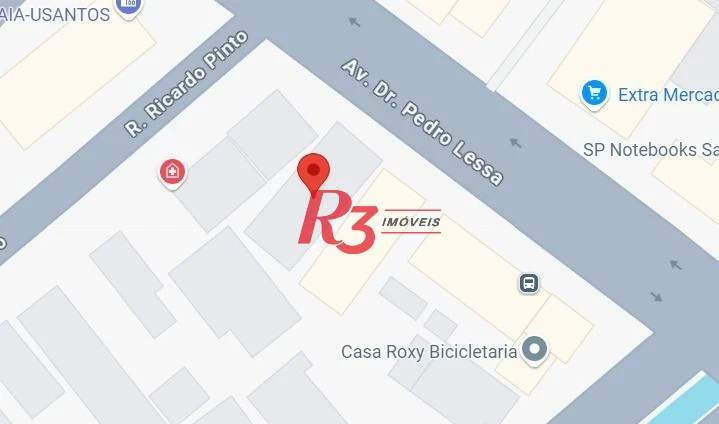 Terreno à venda, 480 m² por R$ 3.800.000,00 - Aparecida - Santos/SP