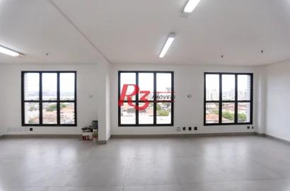 Conjunto para alugar, 57 m² por R$ 3.400,00/mês - Embaré - Santos/SP
