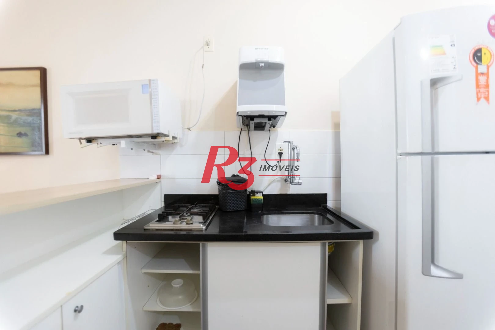Flat com 1 dormitório à venda, 50 m² por R$ 300.000,00 - Gonzaga - Santos/SP