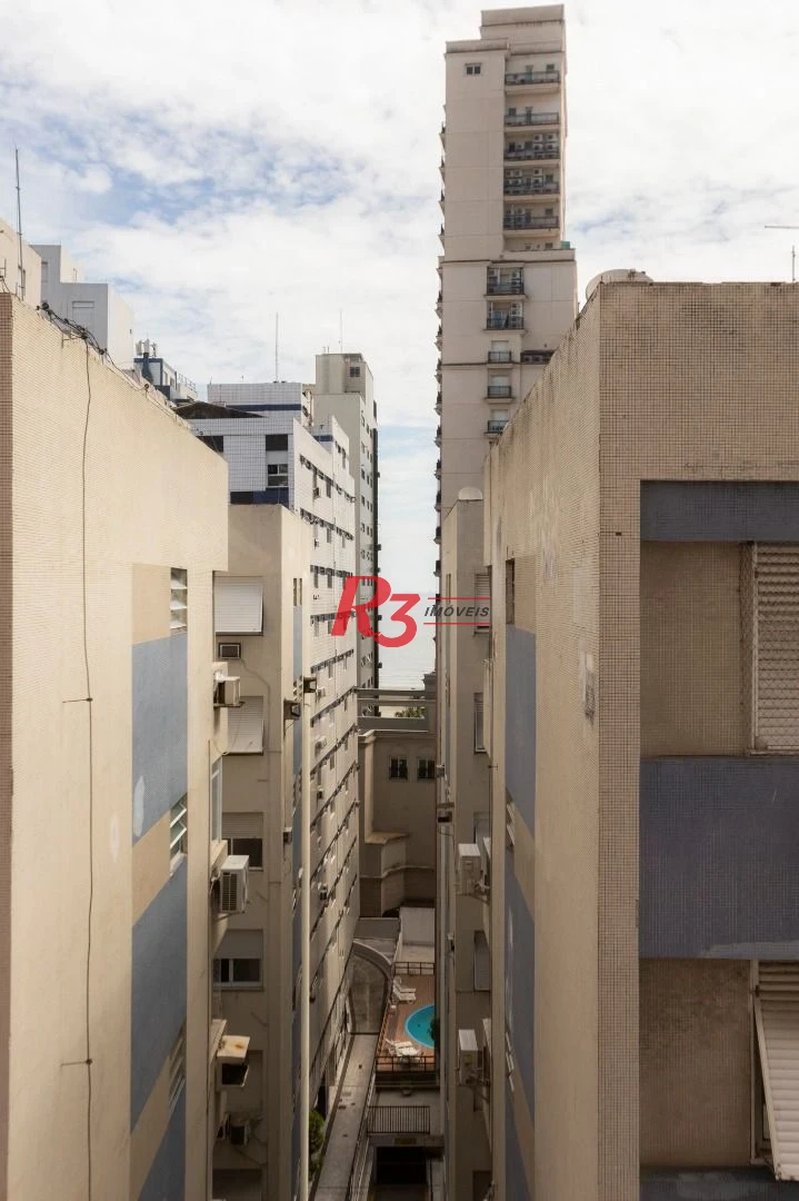 Flat com 1 dormitório à venda, 50 m² por R$ 300.000,00 - Gonzaga - Santos/SP