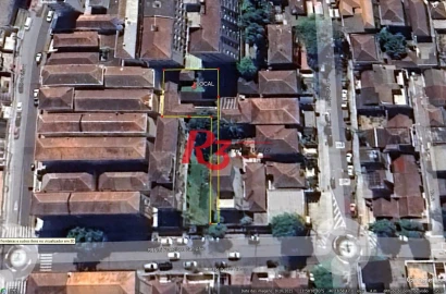 Terreno à venda, 400 m² por R$ 2.300.000,00 - Embaré - Santos/SP