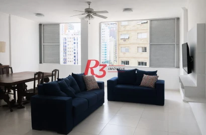 Apartamento com 3 dormitórios à venda, 110 m² por R$ 560.000,00 - José Menino - Santos/SP