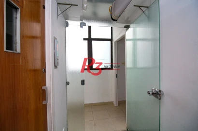 Sala para alugar, 100 m² por R$ 4.500,02/mês - Gonzaga - Santos/SP