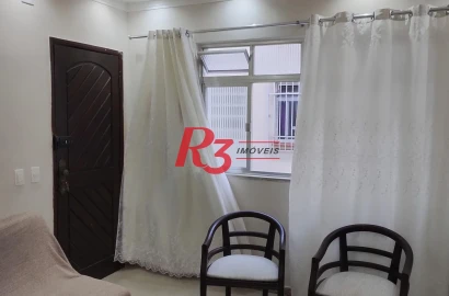 Apartamento com 2 dormitórios à venda, 68 m² por R$ 400.000,00 - Gonzaga - Santos/SP