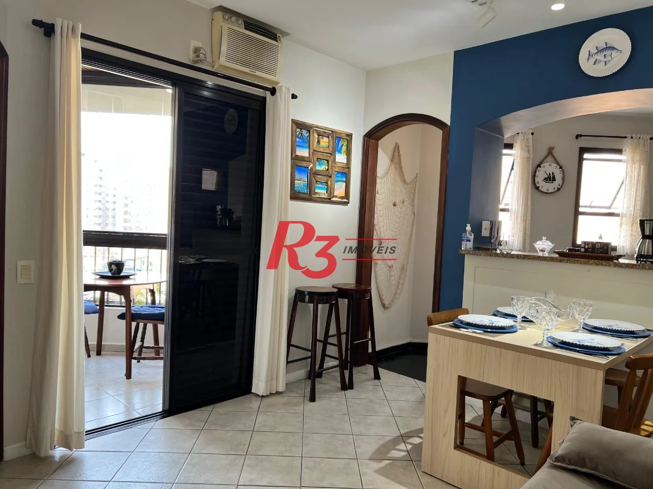 Flat com 1 dormitório à venda, 45 m² por R$ 510.000,00 - Gonzaga - Santos/SP