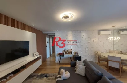 Apartamento à venda, 103 m² por R$ 1.380.000,00 - Ponta da Praia - Santos/SP