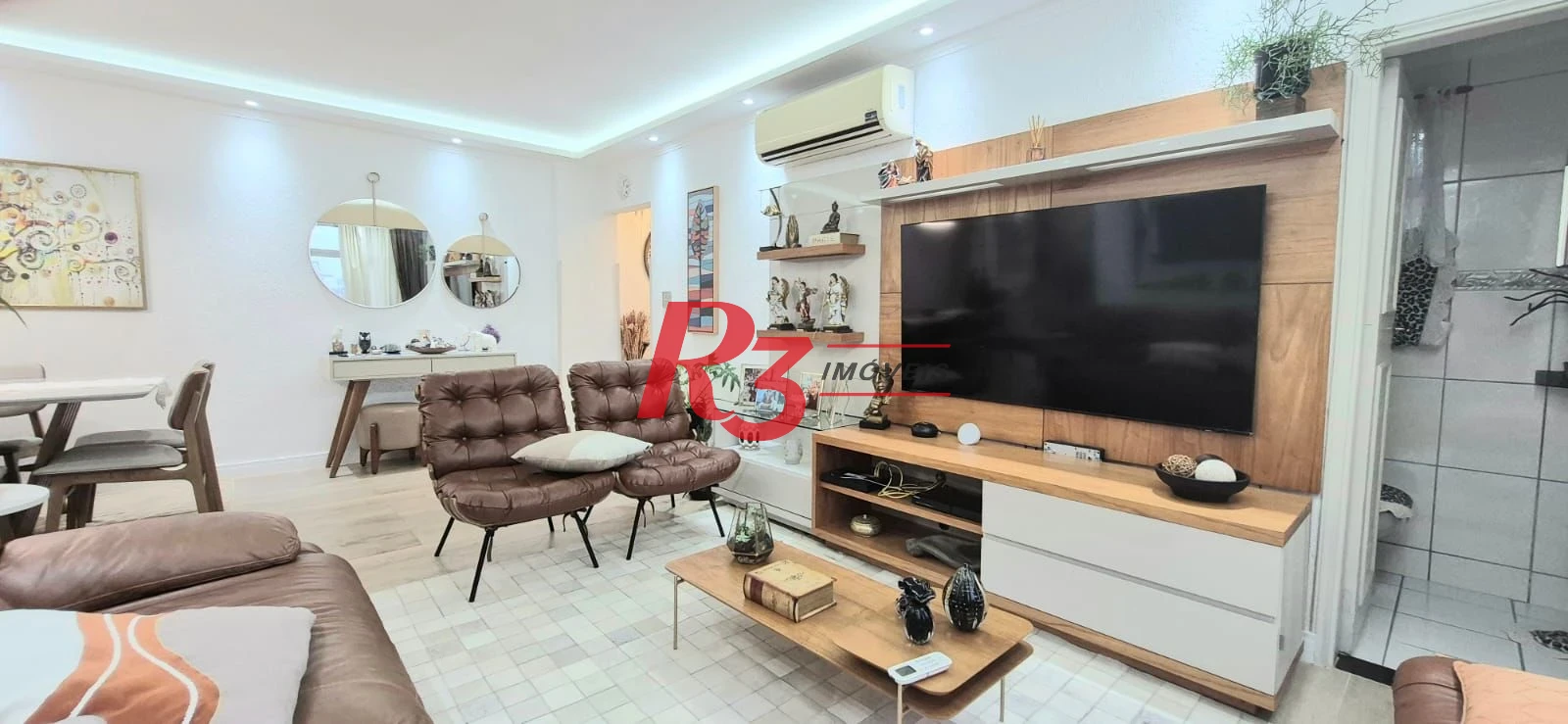 Apartamento com 2 dormitórios à venda, 104 m² por R$ 780.000,00 - Aparecida - Santos/SP