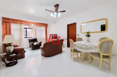 Apartamento com 2 dormitórios para alugar, 110 m² por R$ 5.000,00/mês - José Menino - Santos/SP