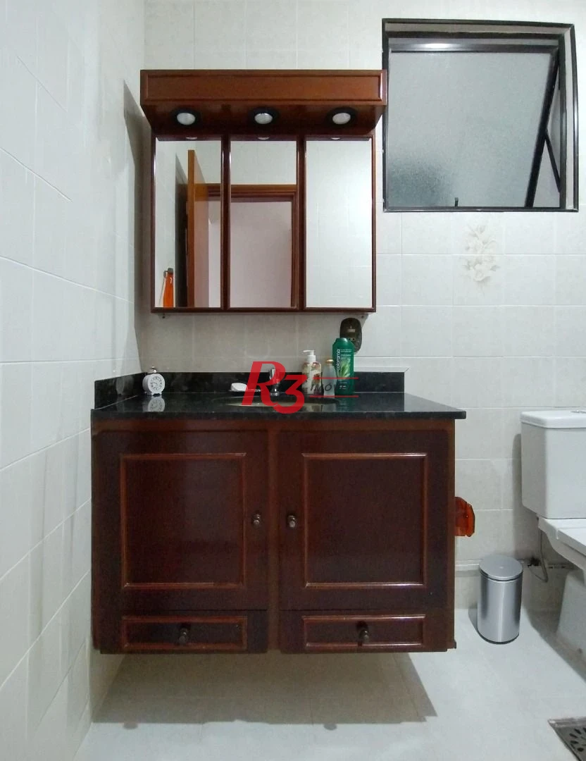 Apartamento com 2 dormitórios para alugar, 110 m² por R$ 5.000,00/mês - José Menino - Santos/SP