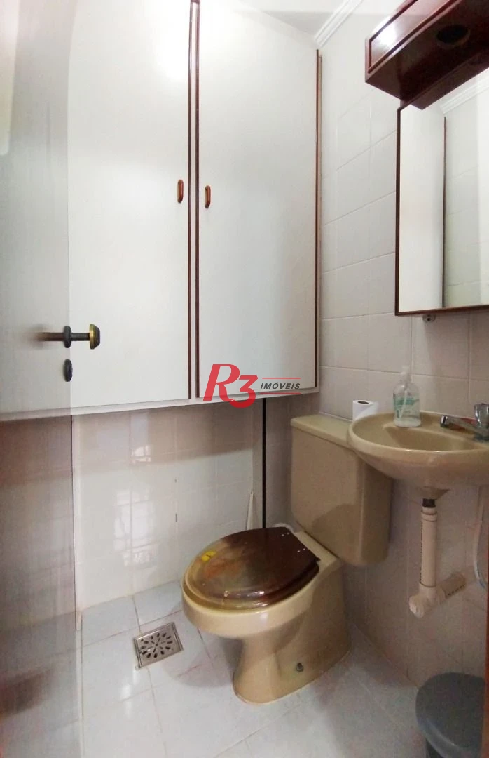 Apartamento com 2 dormitórios para alugar, 110 m² por R$ 5.000,00/mês - José Menino - Santos/SP