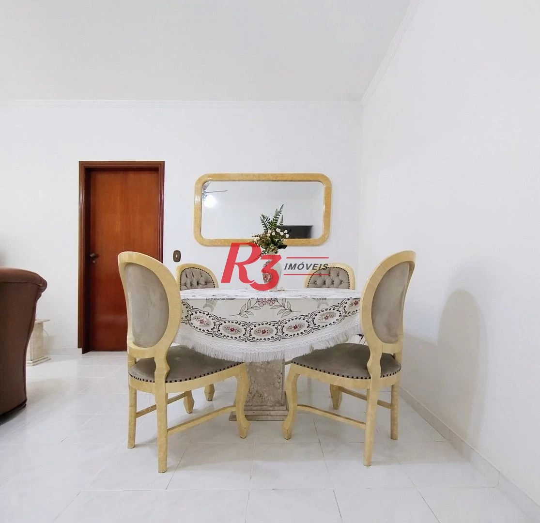 Apartamento com 2 dormitórios para alugar, 110 m² por R$ 5.000,00/mês - José Menino - Santos/SP