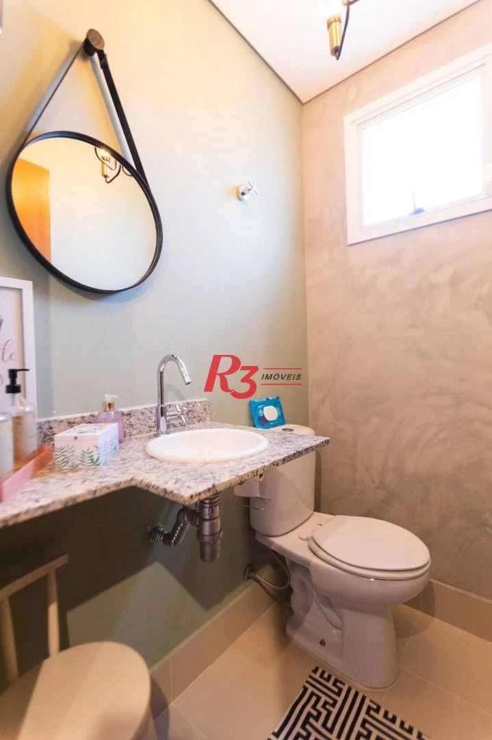 Apartamento com 3 dormitórios à venda, 104 m² por R$ 720.000,00 - Marapé - Santos/SP